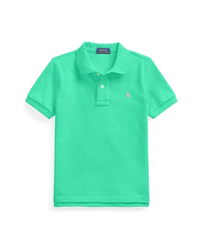 Polo Ralph Lauren Kids' Toddler And Little Boys Cotton Mesh Polo Shirt In Sunset Green