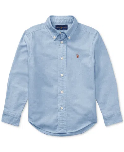 POLO RALPH LAUREN TODDLER AND LITTLE BOYS COTTON OXFORD SHIRT