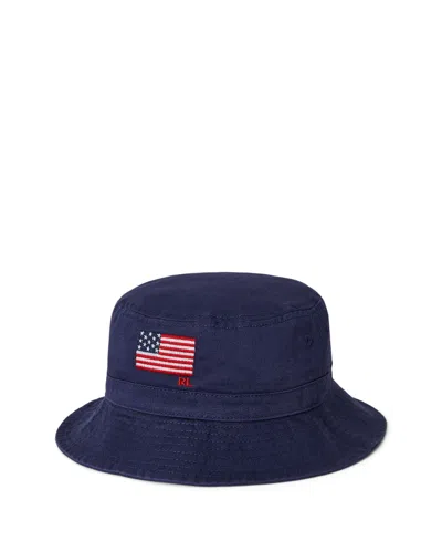 POLO RALPH LAUREN TODDLER & LITTLE BOYS FLAG TWILL BUCKET HAT
