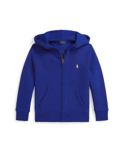 Polo Ralph Lauren Kids' Fleece Zip-up Hoodie In Blue