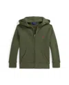 Polo Ralph Lauren Kids' Toddler And Little Boys Fleece Full-zip Hoodie In Green