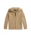 Polo Ralph Lauren Kids' Toddler And Little Boys Fleece Full-zip Hoodie In Neutral