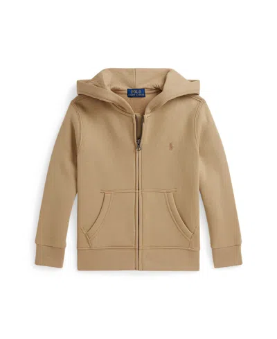 Polo Ralph Lauren Kids' Toddler And Little Boys Fleece Full-zip Hoodie In Neutral