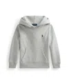 Polo Ralph Lauren Fleece Hoodie In Gray