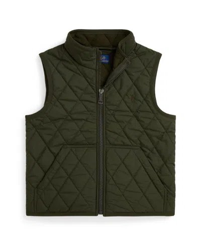 Polo Ralph Lauren Kids' Toddler And Little Boys Fleece-lined Quilted Vest In Green
