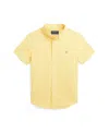 Polo Ralph Lauren Toddler And Little Boys Gingham Seersucker Short Sleeve Shirt In Yellow,white