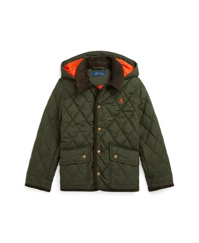 Polo Ralph Lauren Kids' Toddler And Little Boys Hooded Barn Jacket In Company Olive