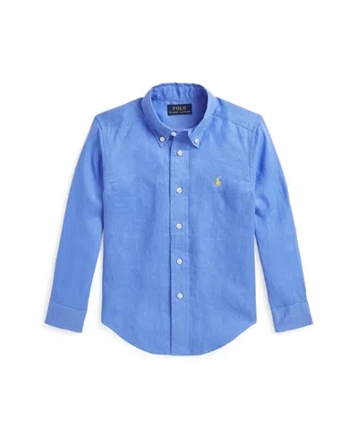 POLO RALPH LAUREN TODDLER AND LITTLE BOYS LINEN SHIRT