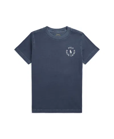 Polo Ralph Lauren Kids' Toddler And Little Boys Logo Cotton Jersey T-shirt In Boston Navy