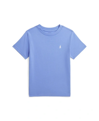 Polo Ralph Lauren Kids' Toddler And Little Boys Logo Cotton Jersey T-shirt In Harbor Island Blue