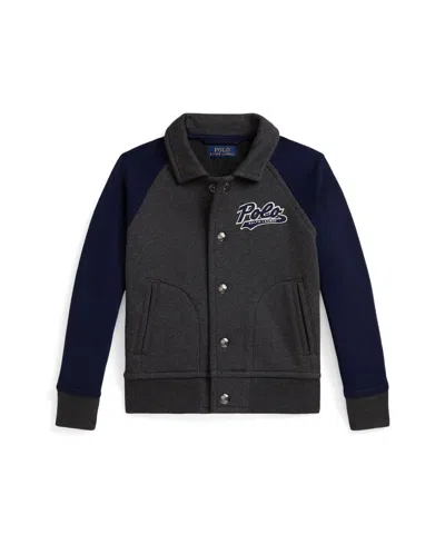 POLO RALPH LAUREN TODDLER AND LITTLE BOY 2-7 LOGO FLEECE JACKET