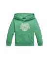 Polo Ralph Lauren Brand-print Kangaroo-pocket Cotton-blend Hoody
