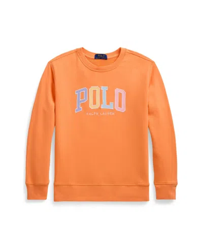 Polo Ralph Lauren Kids' Toddler And Little Boys Logo French Terry Sweatshirt In Key West Orange