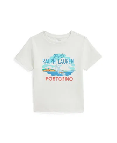 POLO RALPH LAUREN TODDLER AND LITTLE BOYS LOGO JERSEY T-SHIRT