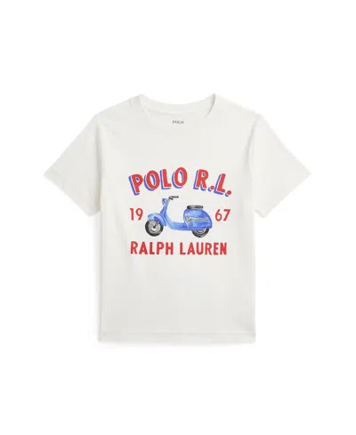 POLO RALPH LAUREN LITTLE BOYS LOGO JERSEY T-SHIRT