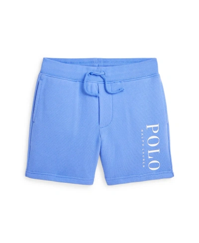 Polo Ralph Lauren Kids' Toddler And Little Boys Logo Spa Terry Shorts In Harbor Island Blue