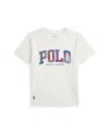 Polo Ralph Lauren Toddler And Little Boys Madras-logo Jersey T-shirt In Nevis