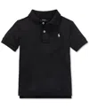 Polo Ralph Lauren Performance Jersey Polo Shirt In Polo Black