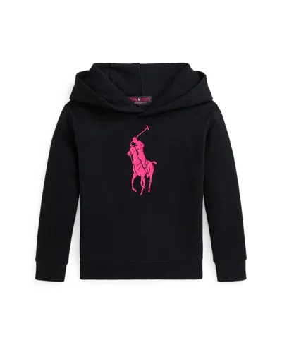 Polo Ralph Lauren Kids' Toddler And Little Boys Pink Pony Fleece Hoodie In Polo Black