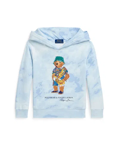 POLO RALPH LAUREN TODDLER AND LITTLE BOYS POLO BEAR CLOUD-PRINT TERRY HOODIE