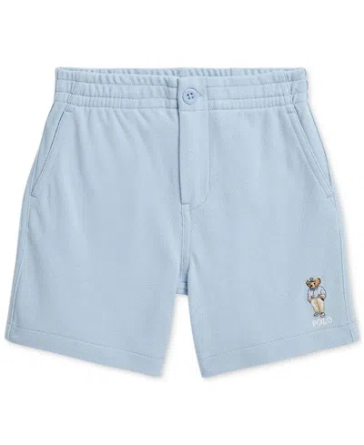 Polo Ralph Lauren Kids' Toddler & Little Boys Polo Bear Cotton Mesh Shorts In Estate Blu