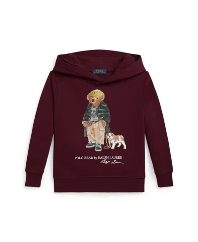 POLO RALPH LAUREN TODDLER AND LITTLE BOYS POLO BEAR FLEECE HOODIE