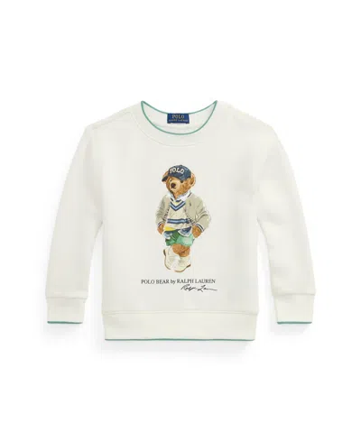 Polo Ralph Lauren Kids' Toddler And Little Boys Polo Bear Fleece Sweatshirt In Neutral