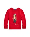 Polo Ralph Lauren Big Boys Polo Bear Fleece Sweatshirt In Rl2000 Red Ho24 Bear