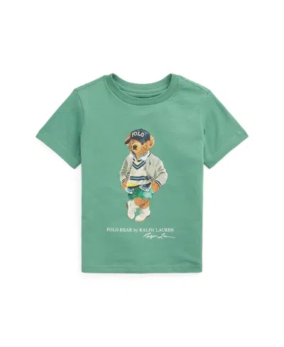 POLO RALPH LAUREN TODDLER AND LITTLE BOYS POLO BEAR JERSEY T-SHIRT