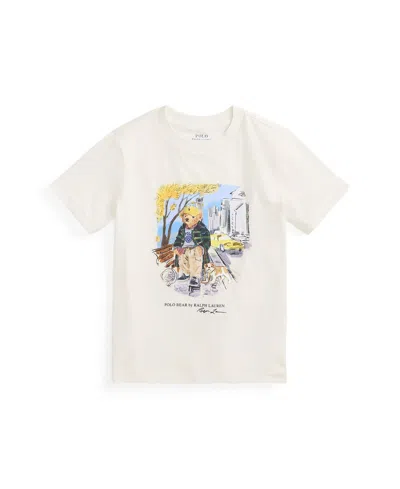 POLO RALPH LAUREN TODDLER AND LITTLE BOYS POLO BEAR JERSEY T-SHIRT
