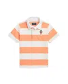 Polo Ralph Lauren Polo Bear Short-sleeve Rugby Shirt In Poppy