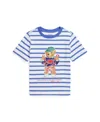 Polo Ralph Lauren Kids T-shirt In White Bear