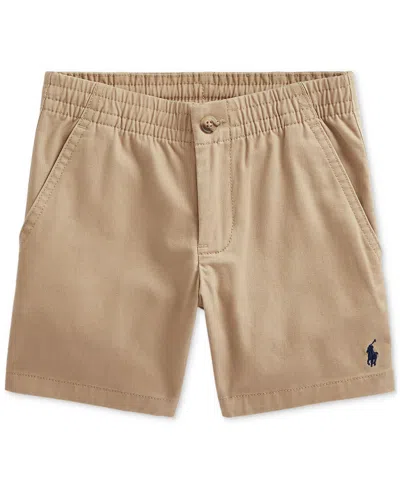 Polo Ralph Lauren Kids' Toddler & Little Boys Polo Prepster Flex Abrasion Twill Shorts In Khaki