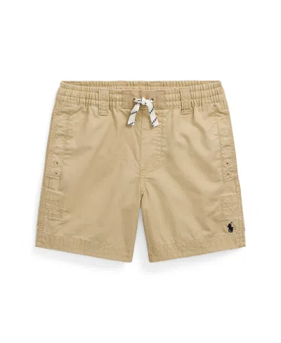 Polo Ralph Lauren Kids' Toddler And Little Boys Pull-on Twill Shorts In Classic Khaki
