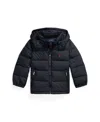Polo Ralph Lauren Down Puffer Jacket In Black