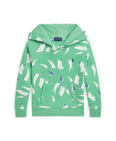 POLO RALPH LAUREN TODDLER AND LITTLE BOYS SAILBOAT-PRINT FRENCH TERRY HOODIE