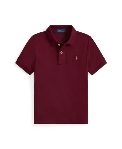 Polo Ralph Lauren Kids' Toddler And Little Boys Soft Cotton Polo Shirt In Burgundy
