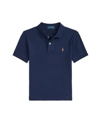 Polo Ralph Lauren Kids' Toddler And Little Boys Soft Cotton Polo Shirt In Navy