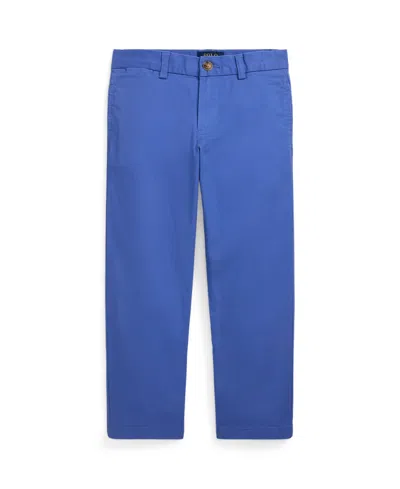 Polo Ralph Lauren Kids' Toddler And Little Boys Straight Fit Flex Abrasion Twill Pants In Scottsdale Blue