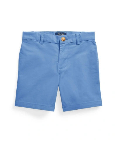 Polo Ralph Lauren Kids' Toddler And Little Boys Straight Fit Flex Abrasion Twill Shorts In Nimes Blue