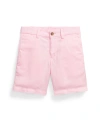 Polo Ralph Lauren Kids' Toddler And Little Boys Straight Fit Linen-cotton Shorts In Carmel Pink