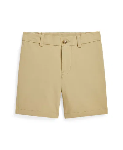 Polo Ralph Lauren Kids' Toddler And Little Boys Stretch Shorts In Coastal Beige