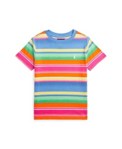 Polo Ralph Lauren Kids' Toddler And Little Boys Striped Cotton Jersey T-shirt In Marias Stripe