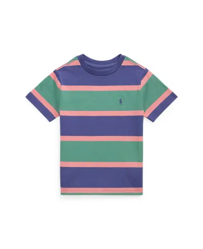 POLO RALPH LAUREN TODDLER AND LITTLE BOYS STRIPED JERSEY T-SHIRT