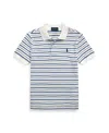 Polo Ralph Lauren Kids' Toddler And Little Boys Striped Soft Polo Shirt In White Multi