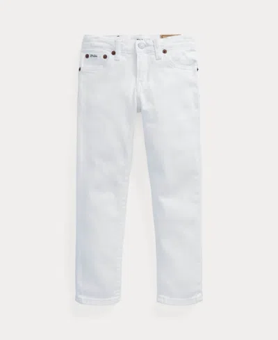Polo Ralph Lauren Toddler And Little Boys Sullivan Slim Stretch Jeans In Cohen White