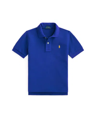 Polo Ralph Lauren Kids' Toddler And Little Boys The Iconic Mesh Polo Shirt In Blue