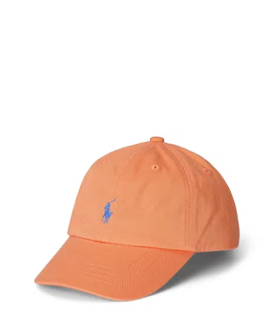 Polo Ralph Lauren Kids' Toddler And Little Boys Twill Ball Cap In Orange