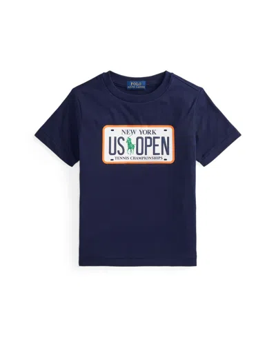 Polo Ralph Lauren Kids' Toddler And Little Boys Us Open Jersey Graphic T-shirt In Multi