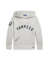 Polo Ralph Lauren Big Boys Yankees Hoodie In Grey Heather